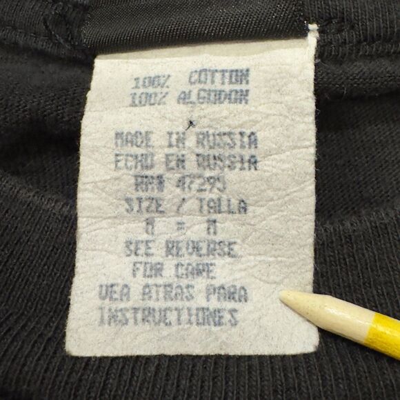 Vintage 90s Disney Mickey Shirt single stitch T-Shirt Hip Hop sz M Double Sided - Picture 4 of 10